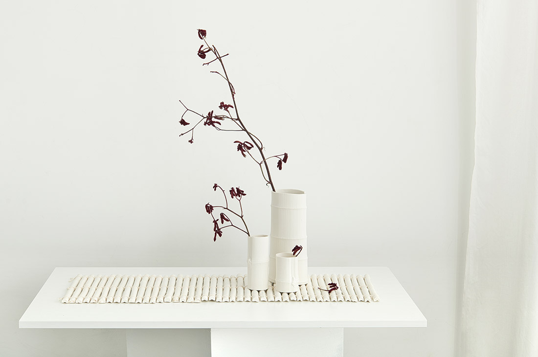 sarah-hudson-artist-porcelain-bamboo-vessels-vases-bisonart-melbourne-australia